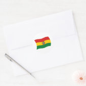 Rond Sticker pour drapeau de Bolivie (Enveloppe)