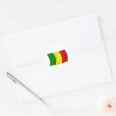 Rond Sticker pour drapeau du Mali (Enveloppe)