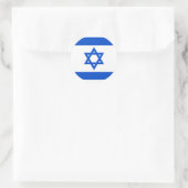 Rond Sticker pour drapeau israélien (Sac)