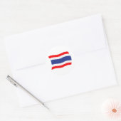 Rond Sticker pour drapeau thaïlandais (Enveloppe)