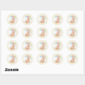 Rond Sticker pour emballage de gâteaux (Feuille)