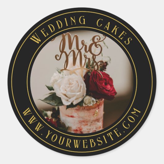 Rond Sticker pour emballage de gâteaux (Devant)