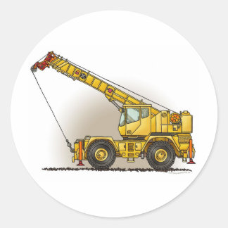 Rond Sticker pour équipement de construction de grue