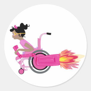 Rond Sticker pour fauteuil roulant
