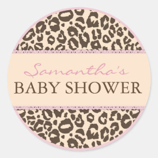 Rond Sticker pour filles Safari CHE