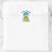 Rond Sticker pour garçon animal potty (Sac)