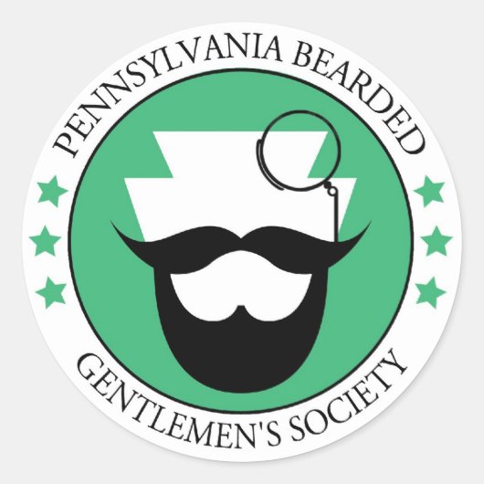 Rond Sticker pour Gentlmen (Devant)