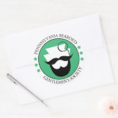 Rond Sticker pour Gentlmen (Enveloppe)