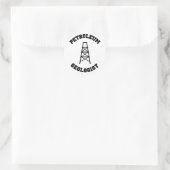 Rond Sticker pour géologue pétrolier (Sac)