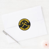 Rond Sticker pour géologue structurel (Enveloppe)