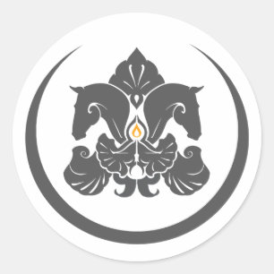 Rond Sticker pour gros logo