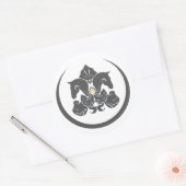 Rond Sticker pour gros logo (Enveloppe)