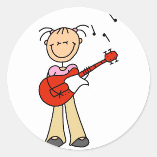 Rond Sticker pour guitare