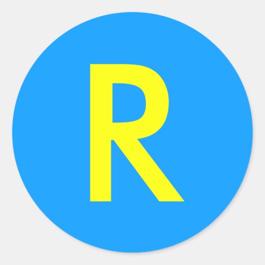 Rond Sticker pour homme en marche (Devant)