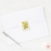 Rond Sticker pour impression de St. John's Wort, fleurs (Enveloppe)