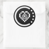 Rond Sticker pour insigne raoo401 (Sac)