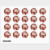 Rond Sticker pour Japon (Feuille)