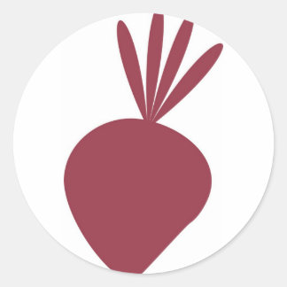 Rond Sticker pour la betterave
