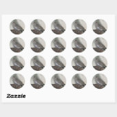 Rond Sticker pour la colombe (Feuille)