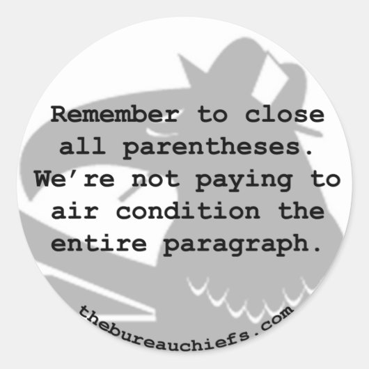 Rond Sticker pour la condition d'air (Devant)