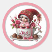 Rond Sticker pour la coupe d'équipe (Devant)