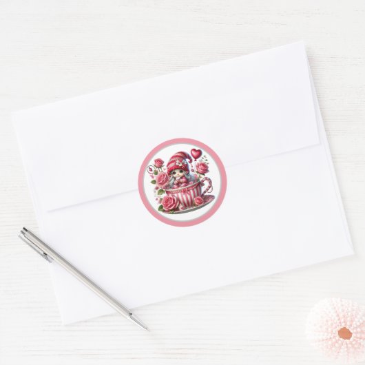 Rond Sticker pour la coupe d'équipe (Enveloppe)