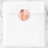 Rond Sticker pour la fête des mères (Sac)