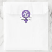 Rond Sticker pour la Journée des Femmes (Sac)