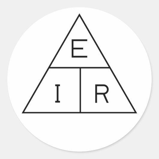 Rond Sticker pour la loi d'Ohm (Devant)