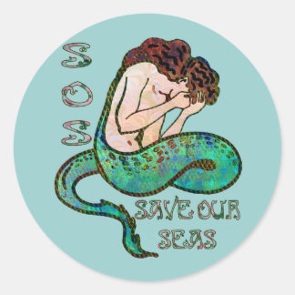 Rond Sticker pour la mer