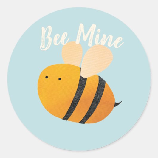 Rond Sticker pour la mine d'abeilles (Devant)
