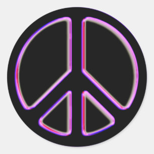 Rond Sticker pour la paix
