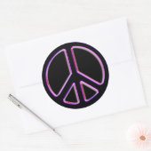 Rond Sticker pour la paix (Enveloppe)