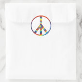 Rond Sticker pour la paix (Sac)