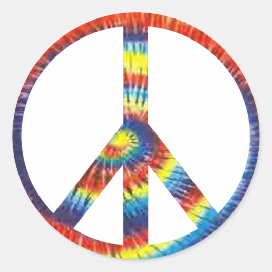 Rond Sticker pour la paix (Devant)