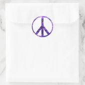 Rond Sticker pour la paix (Sac)