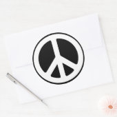 Rond Sticker pour la paix (Enveloppe)