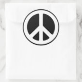 Rond Sticker pour la paix (Sac)
