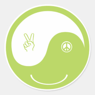Rond Sticker pour la paix