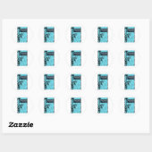 Rond Sticker pour la question morale (Feuille)