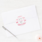 Rond Sticker pour la Saint-Valentin, Sticker pour le co (Enveloppe)