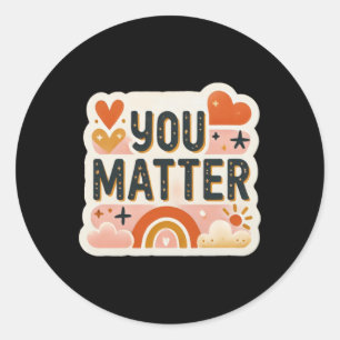 Rond Sticker pour la santé mentale