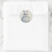 Rond Sticker pour lapin de dessin doux et adorable (Sac)