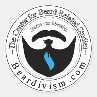 Rond Sticker pour l'apprentissage lié à la barbe