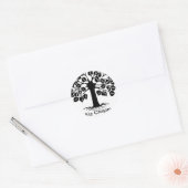 Rond Sticker pour l'arbre de vie (Enveloppe)