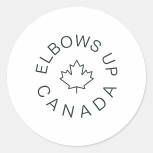 Rond Sticker pour le Canada à coudes6