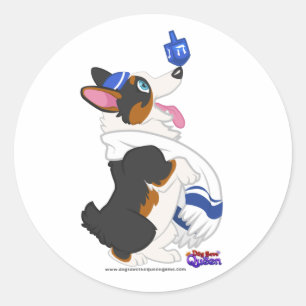 Rond Sticker pour le Dreidel