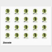 Rond Sticker pour le fabricant de médias (Feuille)