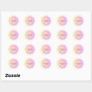 Rond Sticker pour le Merci des petites entreprises