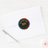 Rond Sticker pour le Nouvel An (Enveloppe)